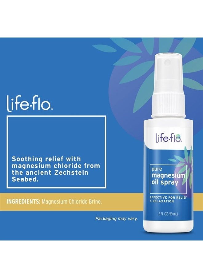 Life-flo Life-flo Pure Magnesium Oil Spray | Magnesium Chloride for Relief & Relaxation | Calms & Refreshes Muscles & Joints (2oz)  - Image 4