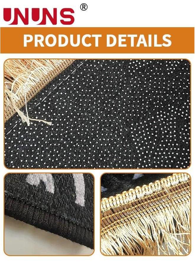 UNUNS Prayer Rug 80x120cm,Printed Soft And Lightweight Velvet Praying Carpet,Prayer Muslim Mat Islamic With Tassel,For Kids Men Women - Image 3