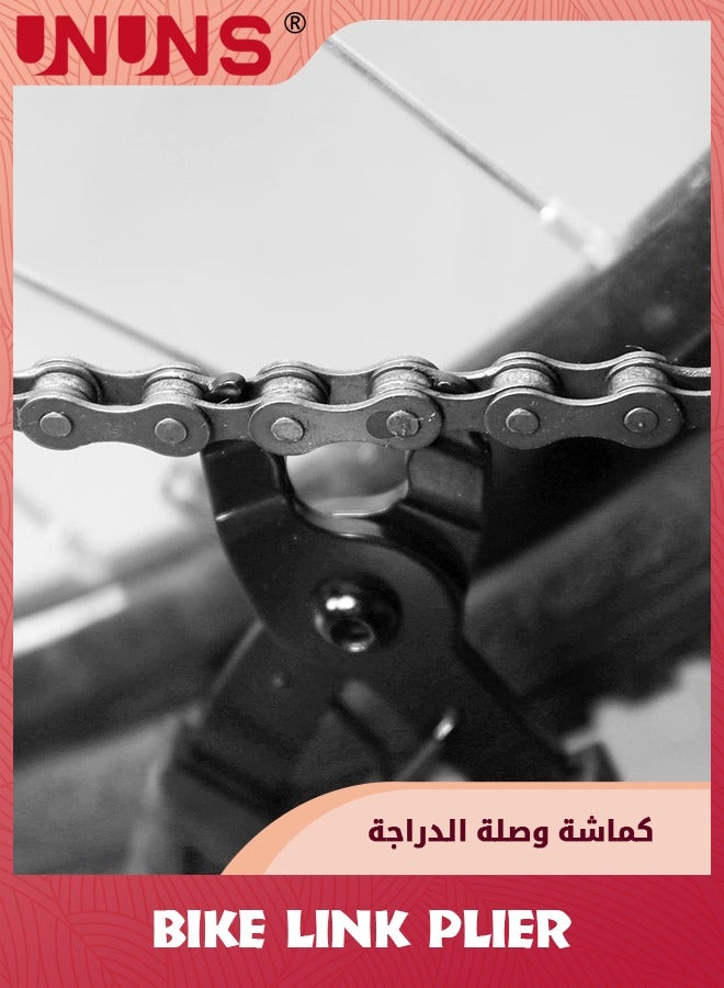 Bike Link Plier,Bike Chain Breaker Splitter Tool,2-in-1 Opener Closer Remover Plier,Bicycle Chain Plier Missing Link,Chain Checker Repair Tool For Road Mountain Bike