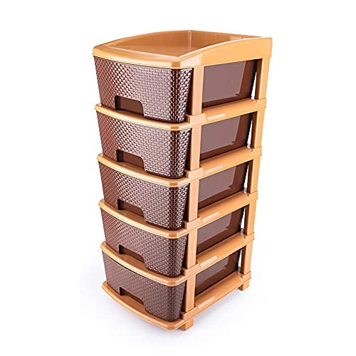 Anasis Modular Drawer Organizer Plastic Drawer Storage Chest Of Drawers Rack Drawer Organizer Box Stomo Racks For Multipurpose Antislip Shoes Organizer 5 Layer - Image 4