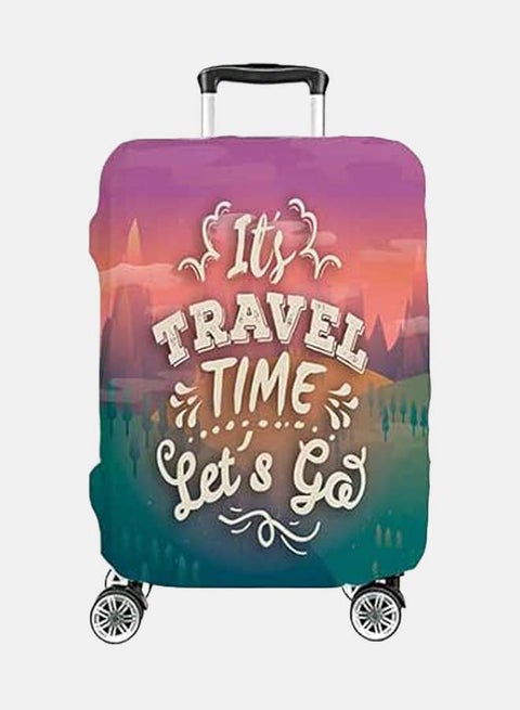 Home print lycra suitcase cover