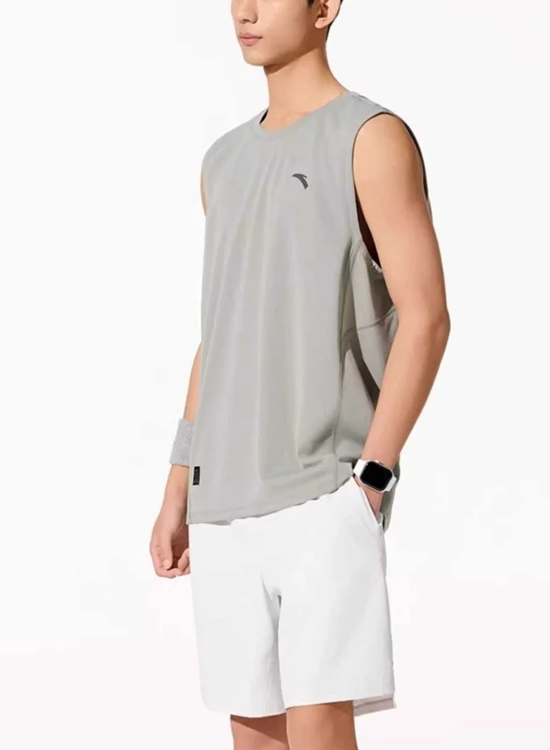 ANTA Regular Fit Workout Training Commute Knit Tank