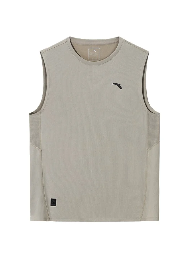 ANTA Regular Fit Workout Training Commute Knit Tank