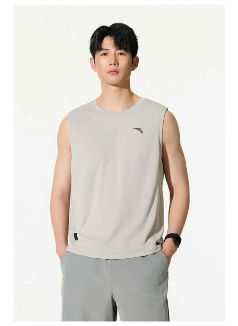 ANTA Regular Fit Workout Training Commute Knit Tank