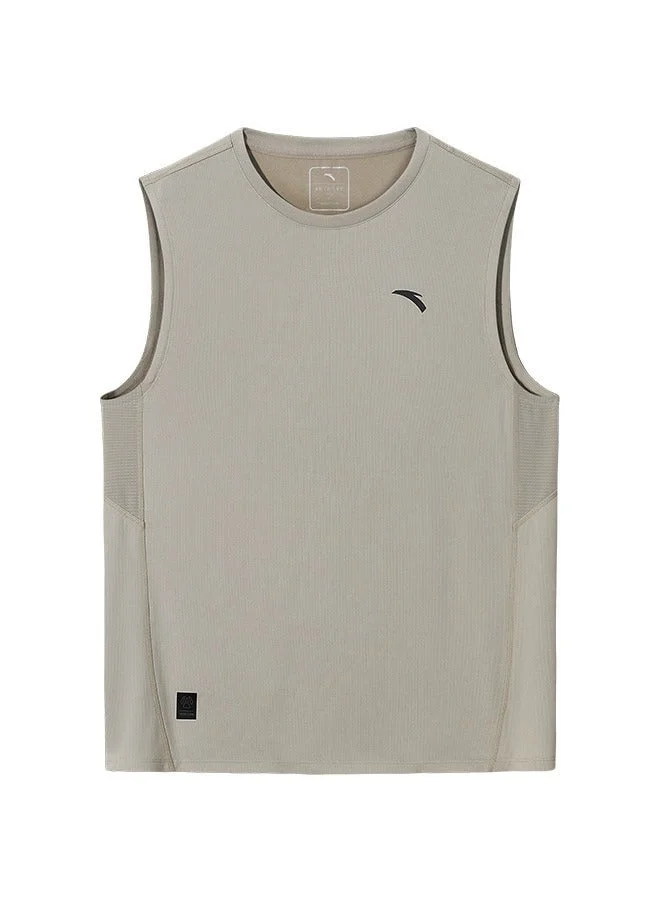 ANTA Regular Fit Workout Training Commute Knit Tank