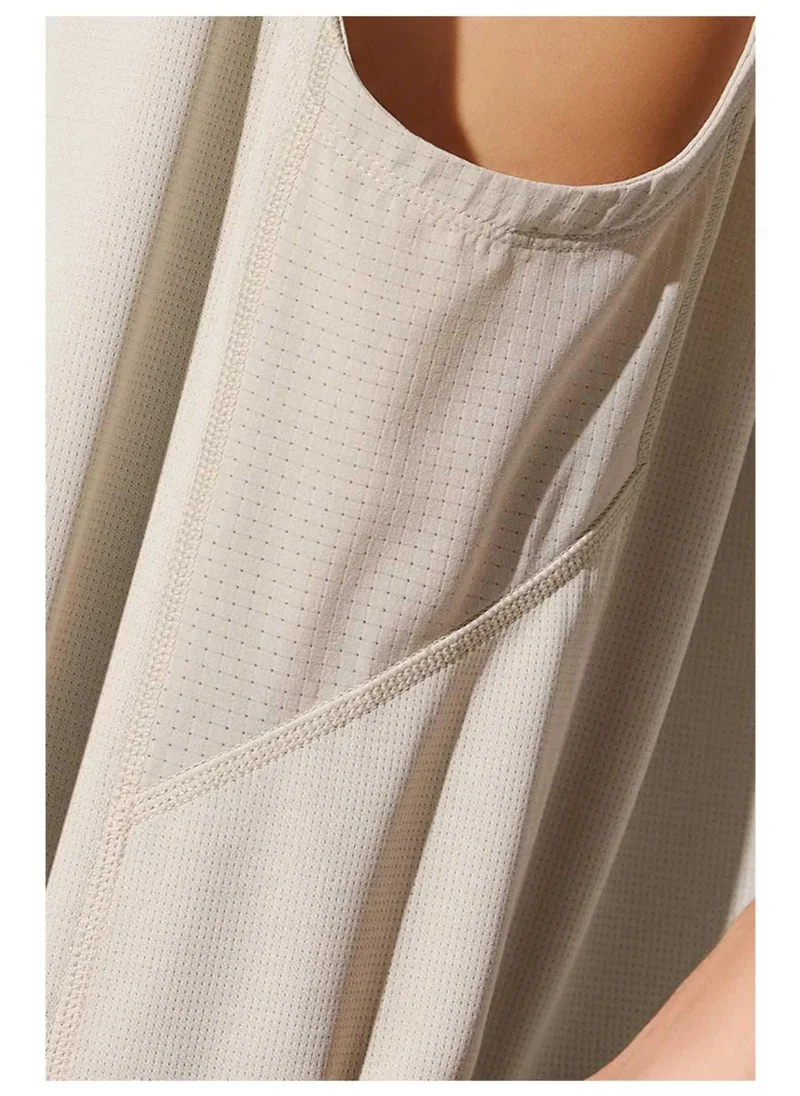ANTA Regular Fit Workout Training Commute Knit Tank