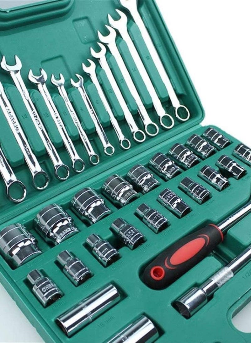 GGOOT Hand Tool Screwdriver Set 37pcs Car Repair Torque Wrench Tool Combination Tool Set Mechanics Hand Tool Kits Ratchet Socket Spanner Hardware Tool Kits Tool Kit - Image 2