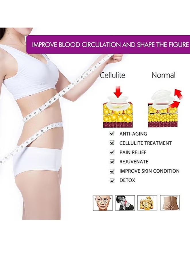 3 Sizes Cupping Therapy Set-Professional Cupping Therapy Studio and Household Silicone Cupping Set, Stronger Suction, Suitable for Myofascial Massage, Muscle, Nerve, Joint Pain - Image 3