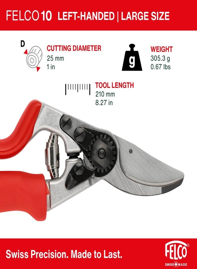 Felco Pruning Shears (F 10) - High Performance Swiss Made Steel One-Hand Garden Pruners - Image 3