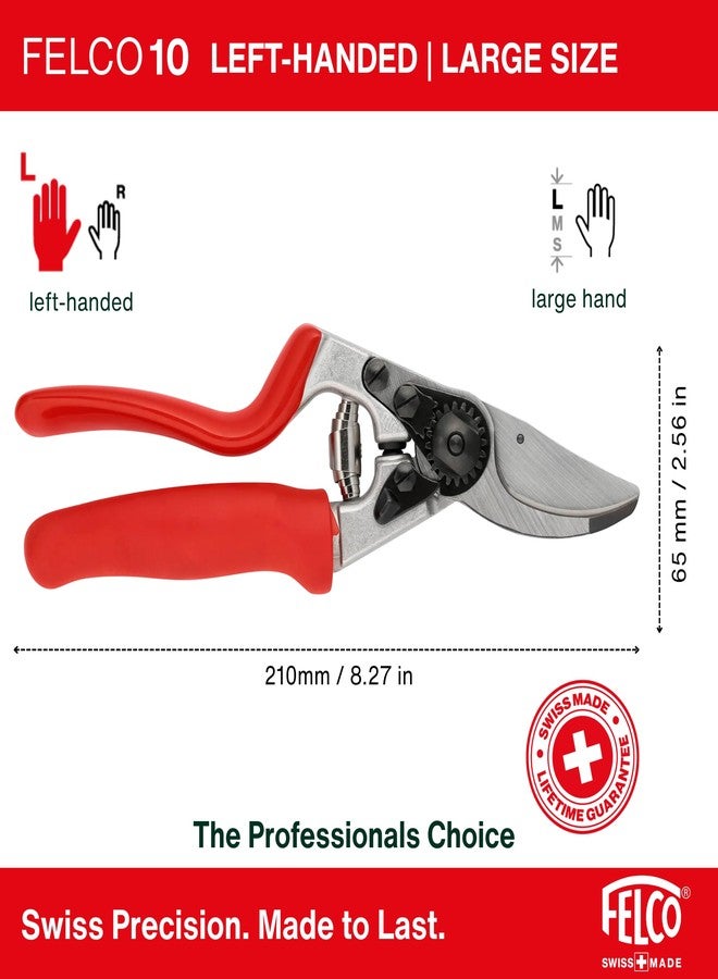 Felco Pruning Shears (F 10) - High Performance Swiss Made Steel One-Hand Garden Pruners - Image 2