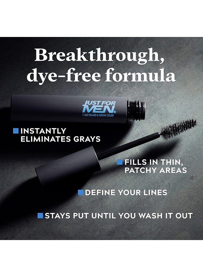 Just For Men 1-Day Beard and Brow Color Dark Brown 9Ml - Image 4