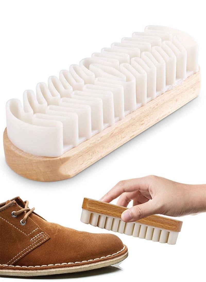 ماركة غير محددة Crepe Wood Brush for Cleaning Suede Boots and Nubuck Leather Shoes  - Image 1