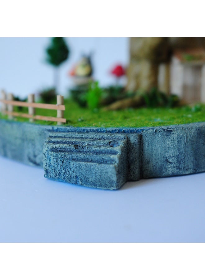 Blue White Foam Board Landscape Blocks Baseplate For Model Building Materials Scenery Construction Blocks Diy Model Making-Color:Custom Size
