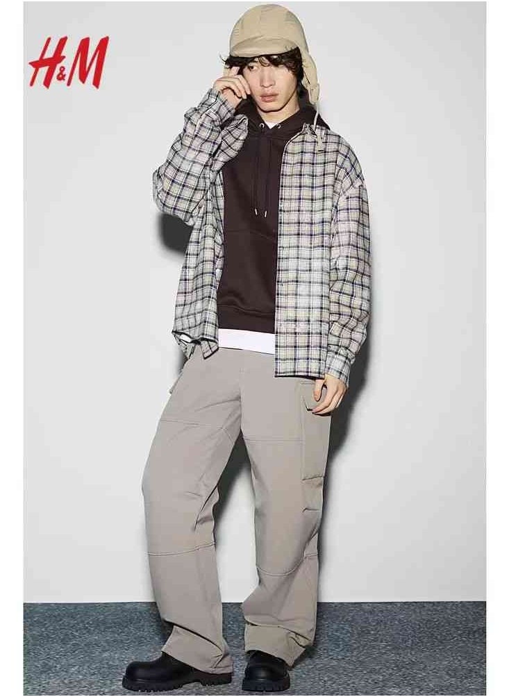 H and M - HM Autumn New Fashionable Casual Loose Long Sleeved Shirt - Image 1
