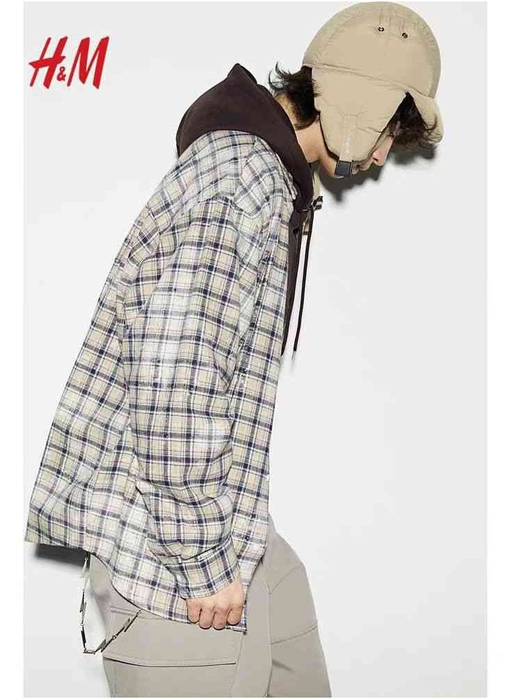 H and M - HM Autumn New Fashionable Casual Loose Long Sleeved Shirt - Image 1