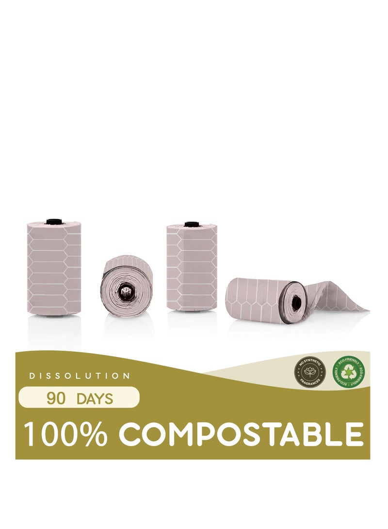 LuQu Diaper Bag Dispenser Refills Disposable Unscented Waste Bags-Pack of 3  - Image 2
