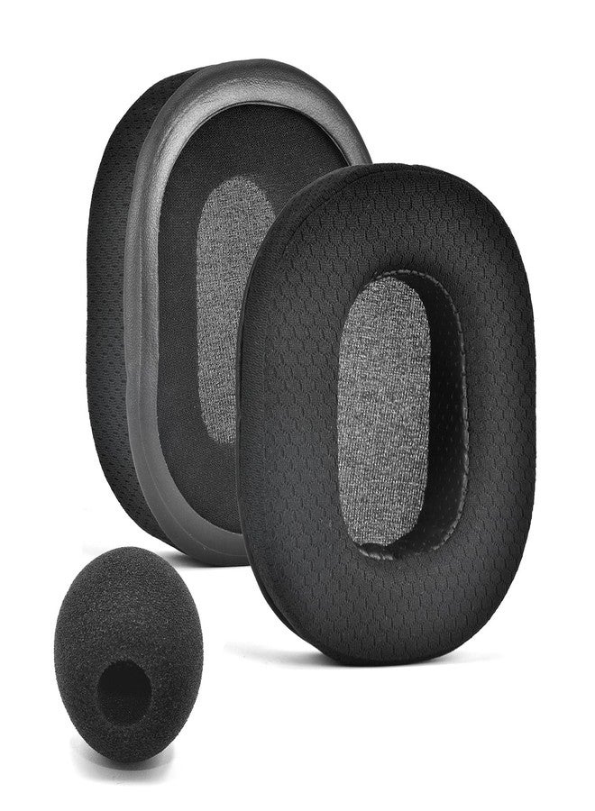 INF Replacement Memory Foam Ear Pads for Razer BlackShark V2 X, Improved Sound Quality, Microphone Protection, Mesh and Memory Foam Ear Pads - Image 1