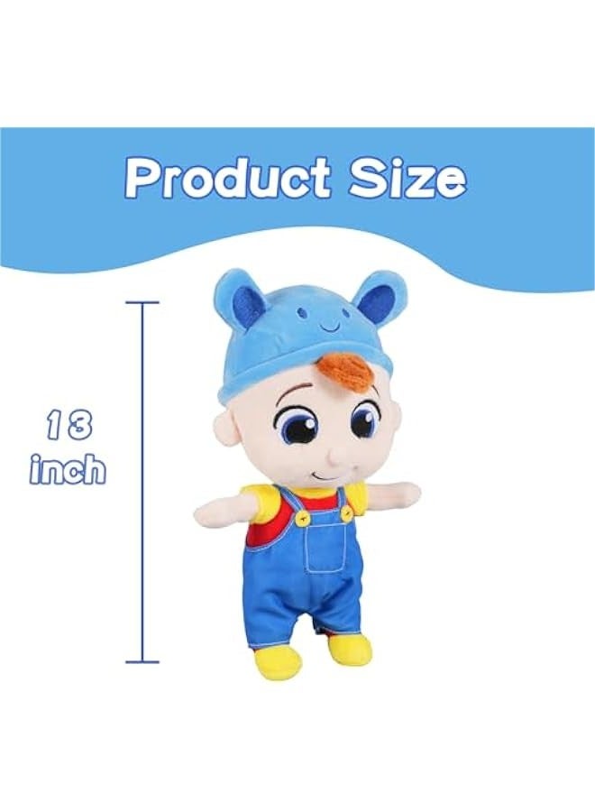 Little Boy Baby Snuggle Plush Doll, 13 Inch Cartoon Plush Doll for Boys and Girls, Cute Cuddle Gift for Toddlers for , Birthday, Children's Day - Image 2