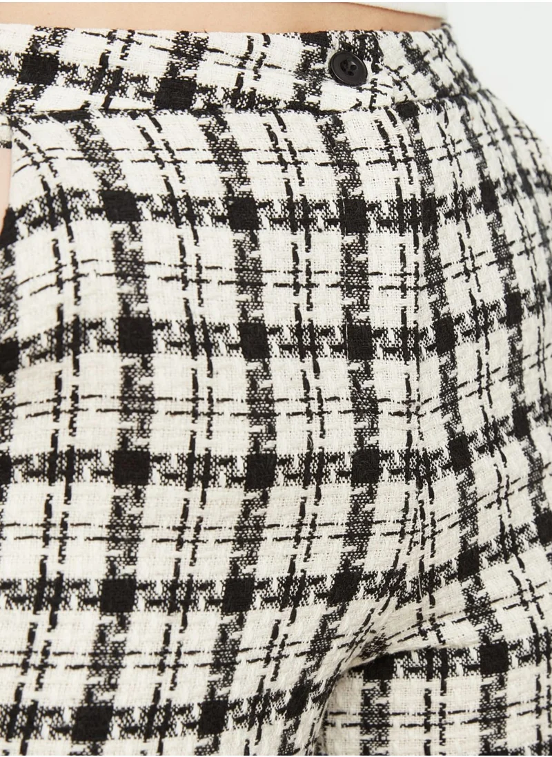 trendyol Printed Pocket Detail Pants