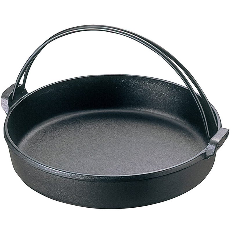 TIKUSAN Japanese Cast Iron Hot Pot Sukiyaki Nabe Pan Made in Japan 94 24cm - Image 2