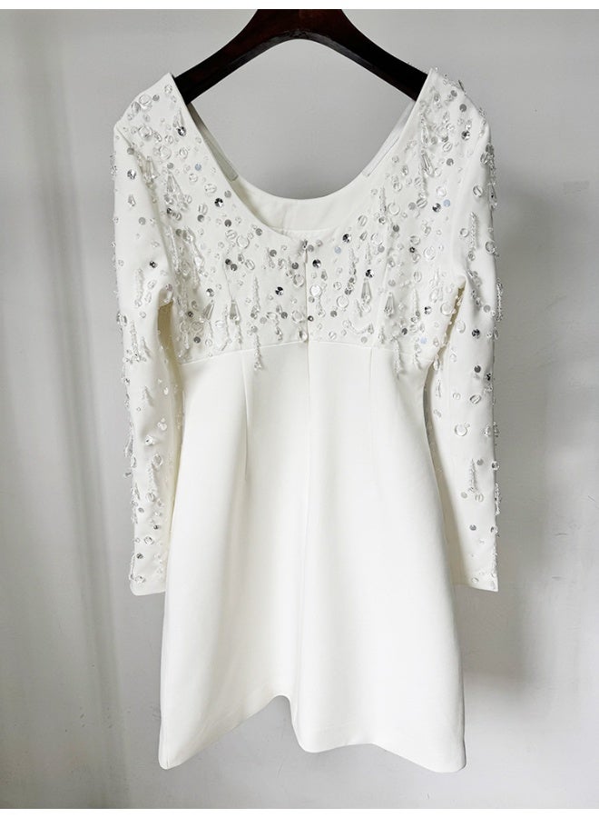 Madam Uniq Embellished Mini Dress - Image 5