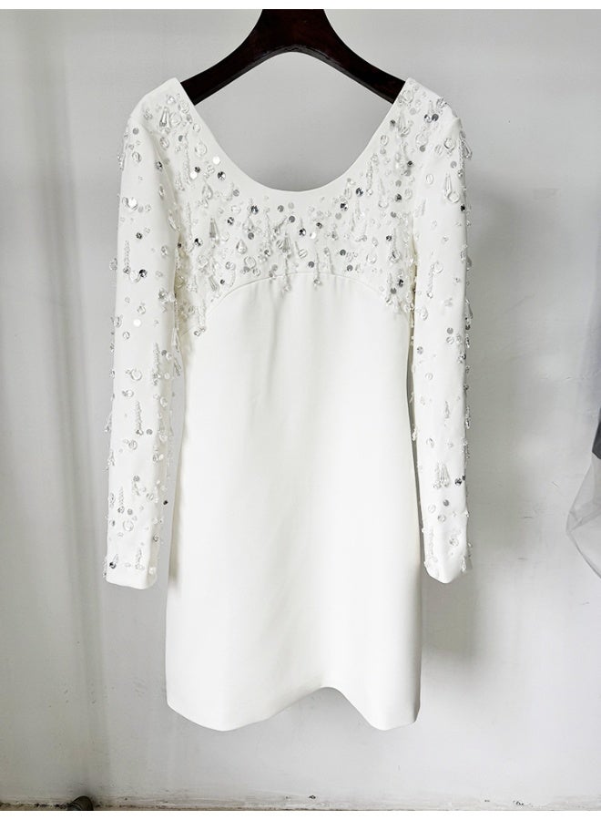 Madam Uniq Embellished Mini Dress - Image 4