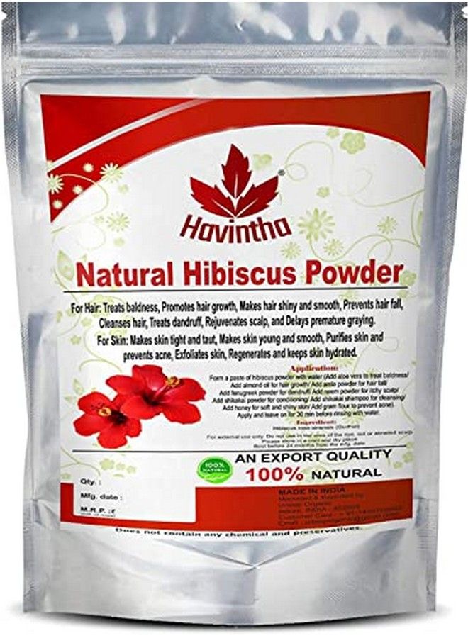Havintha Natural Hair Products | Helpful For Hair Growth & Prevents Hair Fall (Hibiscus) 227Gm - Image 2