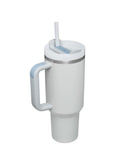 Stanley Stanley cup H2.0 Stainless Steel with Lid and Straw for Water Iced Tea,Coffee and Smoothie,Fog,40 oz  - Image 2