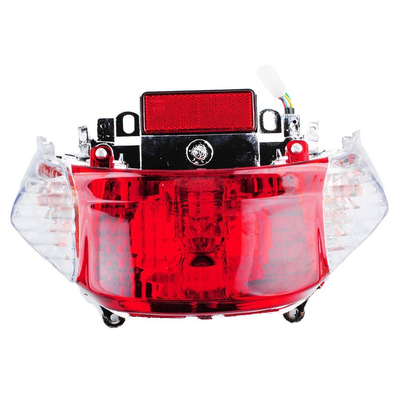 ضوء خلفي GY6 12V 5W قابل للتطبيق على سكوترات TaoTao Sunny Jonway 49CC 50CC بمحرك 4 أشواط ضوء فرامل أحمر