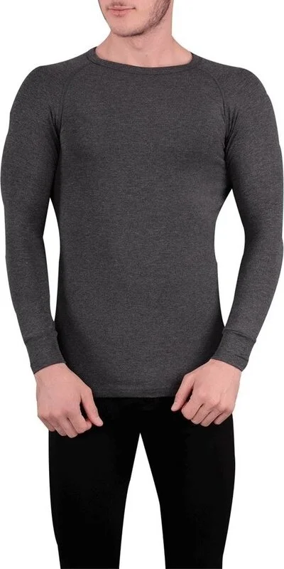 بيراك Thermal Men's 0 Collar Long Sleeve Undershirt Tights Underwear Set