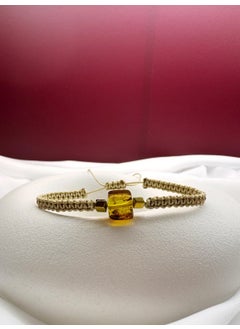Kehribar Point Cube Model Modern Amber Bracelet  - Image 4