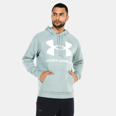 UNDER ARMOUR Men's UA Rival Fleece Big Logo Pullover Hoodie