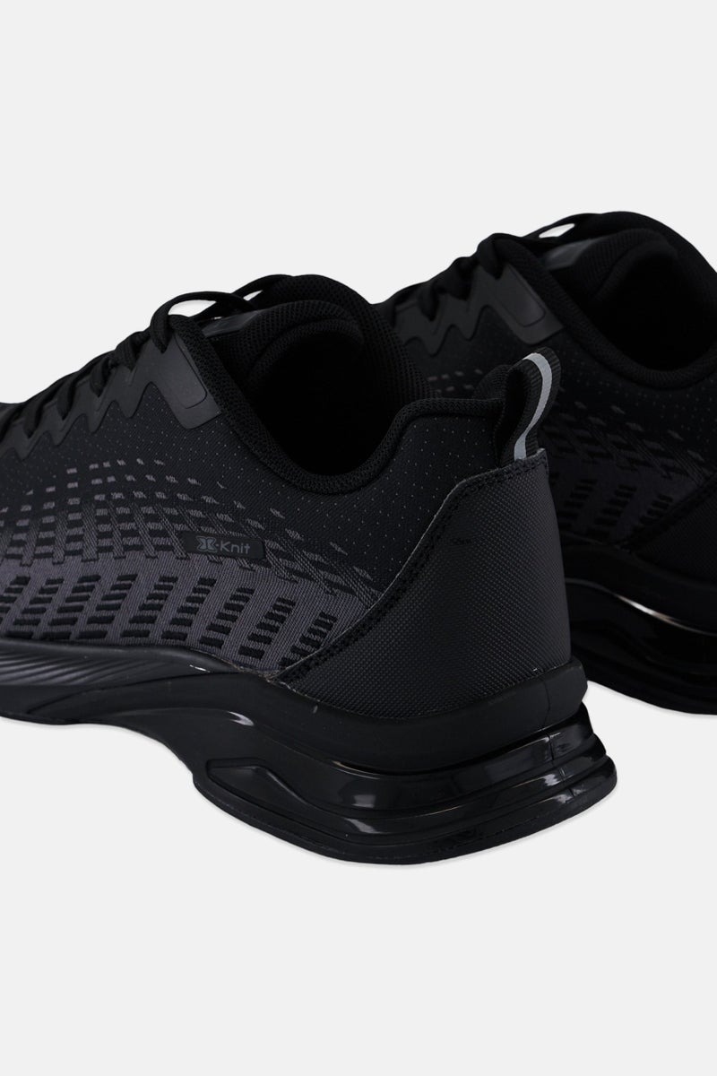 RBX Men Lace Up Training Shoes, Black - Image 2