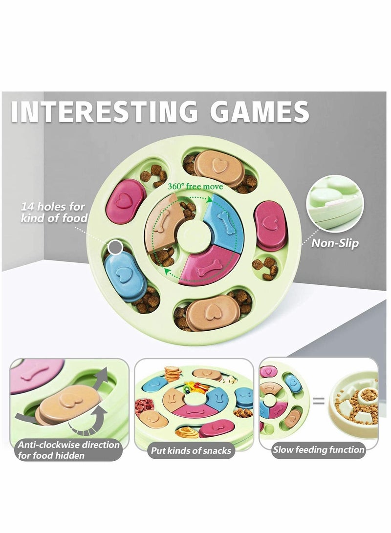 سيوسي ألعاب أحجية للكلاب ، ألغاز للكلاب ، لعبة ألعاب تفاعلية لكلاب وقطط ، يعامل قطة الكلاب تدريب موزع الألعاب على تغذية مرحة ، تصميم ملون ABS ، مغذي بطيء لمساعدة الحيوانات الأليفة على الهضم - Image 3