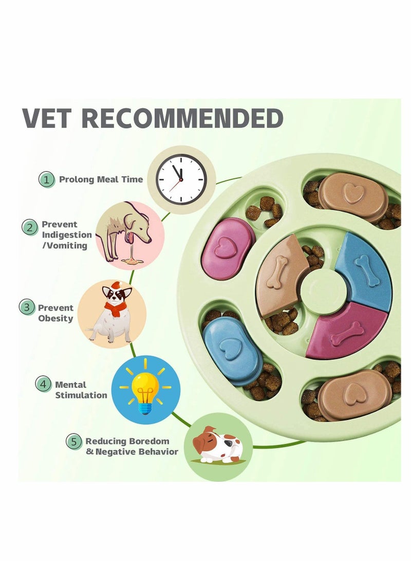 سيوسي ألعاب أحجية للكلاب ، ألغاز للكلاب ، لعبة ألعاب تفاعلية لكلاب وقطط ، يعامل قطة الكلاب تدريب موزع الألعاب على تغذية مرحة ، تصميم ملون ABS ، مغذي بطيء لمساعدة الحيوانات الأليفة على الهضم - Image 2