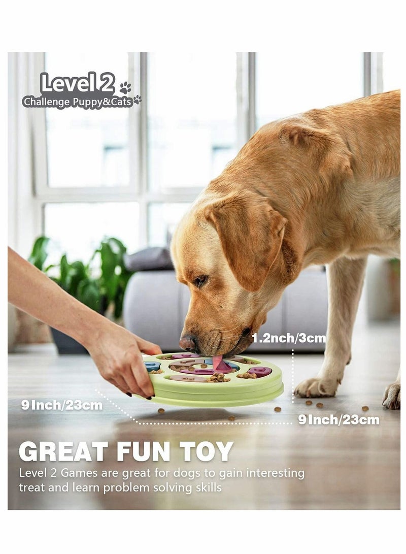 سيوسي ألعاب أحجية للكلاب ، ألغاز للكلاب ، لعبة ألعاب تفاعلية لكلاب وقطط ، يعامل قطة الكلاب تدريب موزع الألعاب على تغذية مرحة ، تصميم ملون ABS ، مغذي بطيء لمساعدة الحيوانات الأليفة على الهضم - Image 4