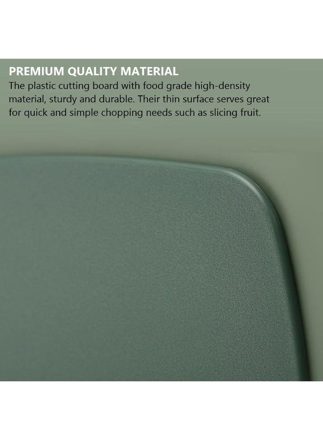 كيتشينو مجموعة ألواح تقطيع 3 قطع متعددة الاستخدامات للمطبخ بمقاسات 35 سم و30 سم و20 سم، سطح مزدوج الجوانب للفواكه والخضروات واللحوم والخبز وأغذية الأطفال، مصنوعة من مادة PP عالية الجودة، خفيفة الوزن ومتينة، مزودة بقبضة مانعة للانزلاق، سهلة التنظيف والتخزين، تصميم عصري أنيق - Image 4
