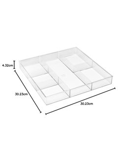 Generic 6-Section Clear Drawer Organizer  - Image 2