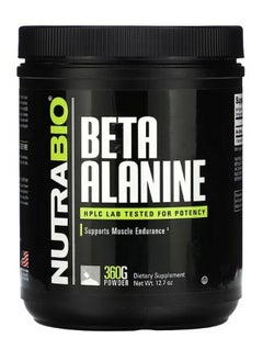 NutraBio Beta Alanine 12.7 oz  - Image 1