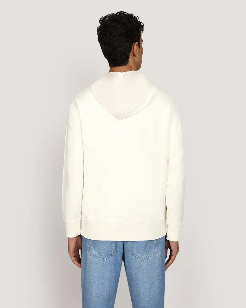 GANT Small Graphic Sweat Hoodie - White