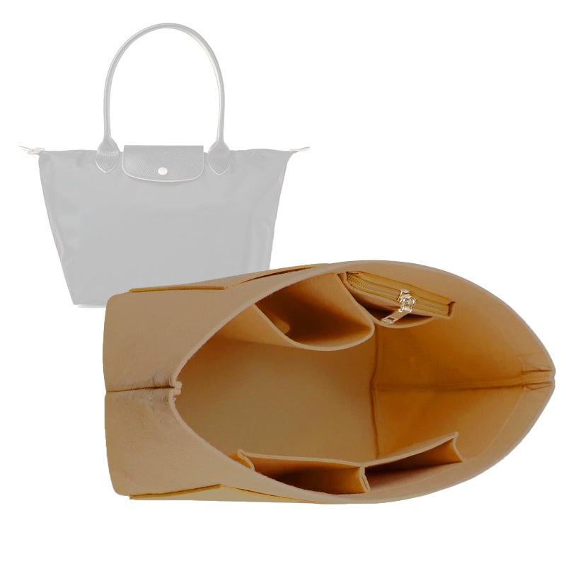 Purse Organizer Insert for Longchamp Le Pliage Neo Handbags Insert Organizer 1012camelL