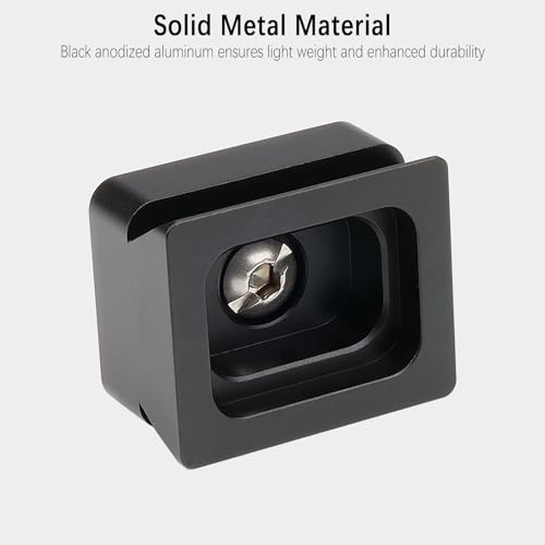 YUEOCT Video Camera DSLR Metal Adapter Mount with 1/4" Mounting Screw for Optical Telescope Finderscope Finder Scope Dovetail Base Shoe Bracket Sky Astrophotography - Image 5