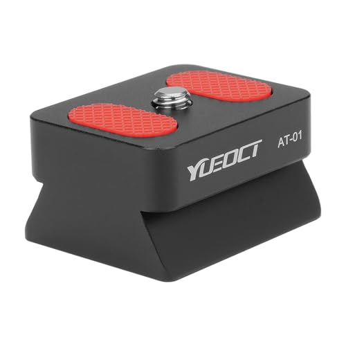 YUEOCT Video Camera DSLR Metal Adapter Mount with 1/4" Mounting Screw for Optical Telescope Finderscope Finder Scope Dovetail Base Shoe Bracket Sky Astrophotography - Image 1