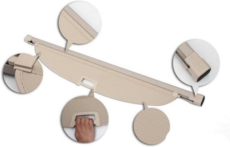 DEMULAX Foldable Trunk Cargo Cover for VW - Image 5