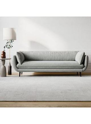 كنبة ثلاث مقاعد  مخمل خشب سويدي رمادي - pzsku/ZF091454522F6EF8AB043Z/45/_/1730998264/daf5b42e-0df2-4b86-94df-1dcd87edd30f
