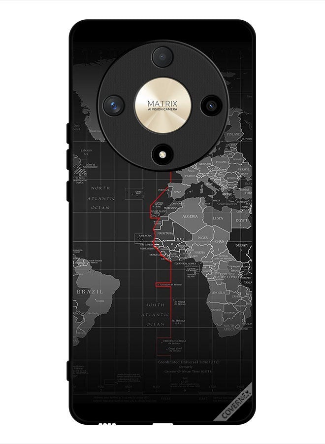 Covernex Protective Case Cover For Honor X9b World Map - Image 1