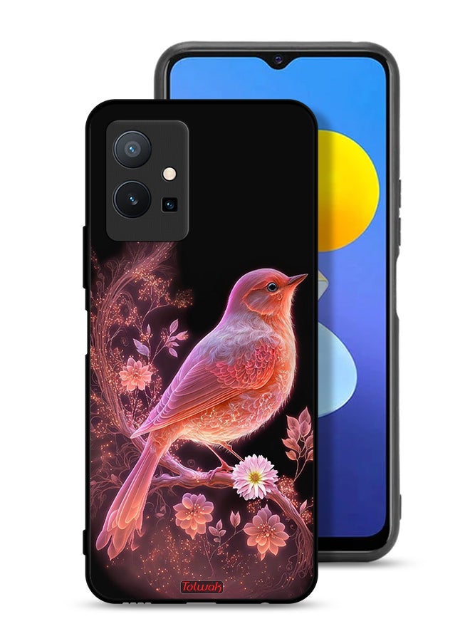 Tolwak Vivo T1 5G Protective Case Cover Cute Bird Art - Image 1