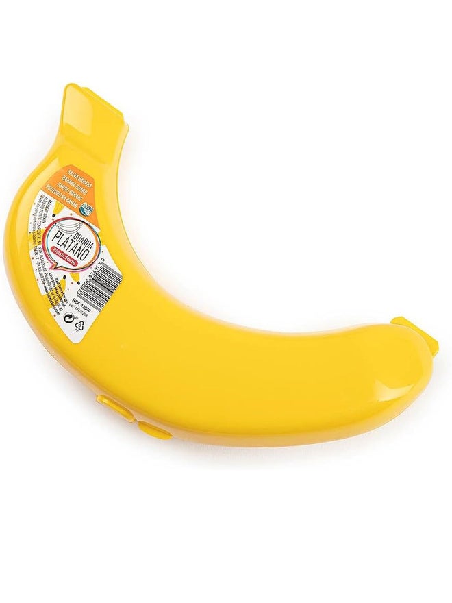 Plastic Forte حارس الموز البلاستيكي الأصفر من فورت، خالي من BPA - Image 1