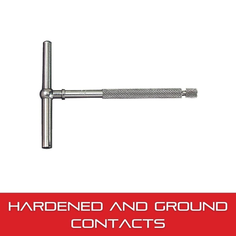 Starrett Telescoping Gage with One Arm - Ideal for Determining True Size of Holes, Slots and Recesses - 1-1/4" - 2-1/8" Range, 2-3/8" Handle Length - 229C - Image 5