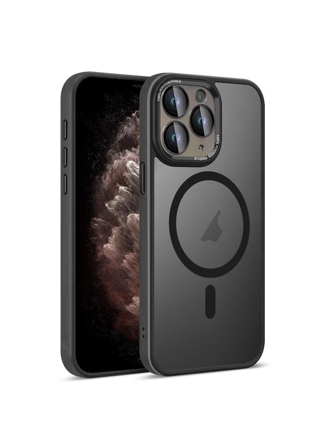 Zaboon Case For iPhone 11 Pro Max Colorful Armor Lens Film Translucent Skin Feel MagSafe Phone Case - Image 1